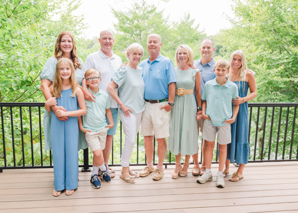 Lakeside Family Photos at Smith Mountain Lake group photo